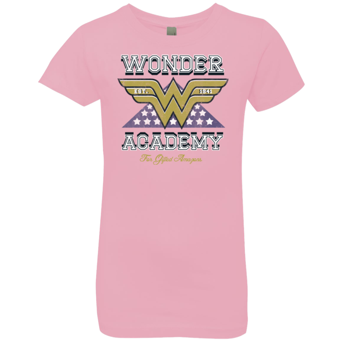 T-Shirts Light Pink / YXS Wonder Academy Girls Premium T-Shirt