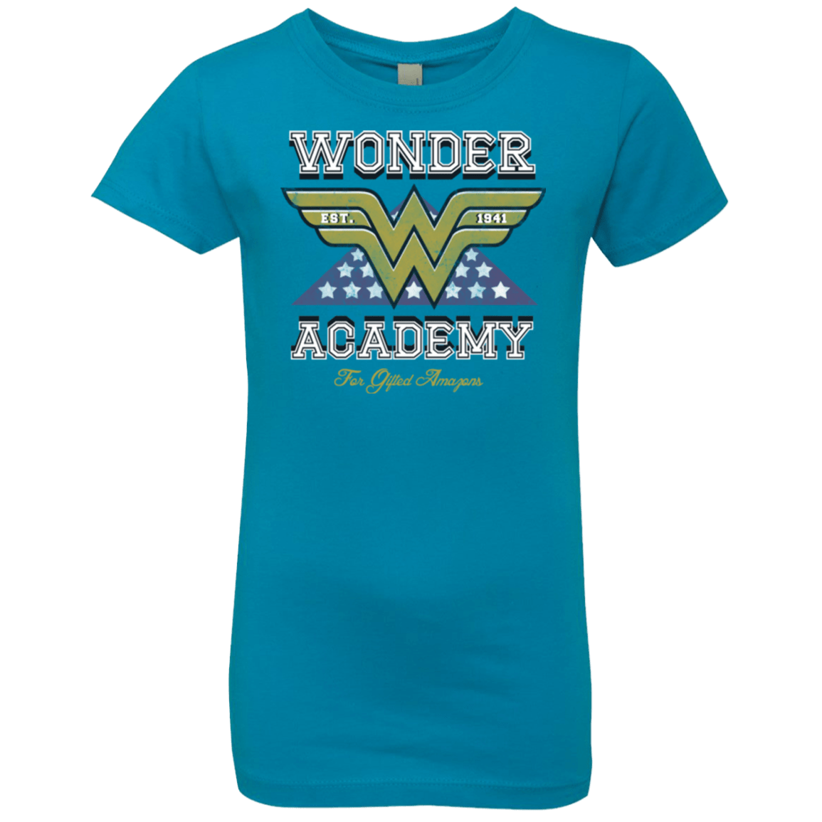 T-Shirts Turquoise / YXS Wonder Academy Girls Premium T-Shirt