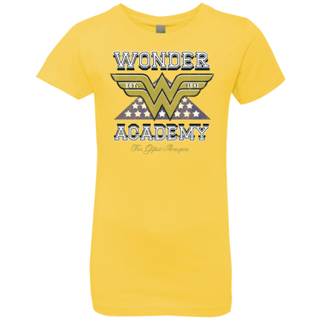 T-Shirts Vibrant Yellow / YXS Wonder Academy Girls Premium T-Shirt