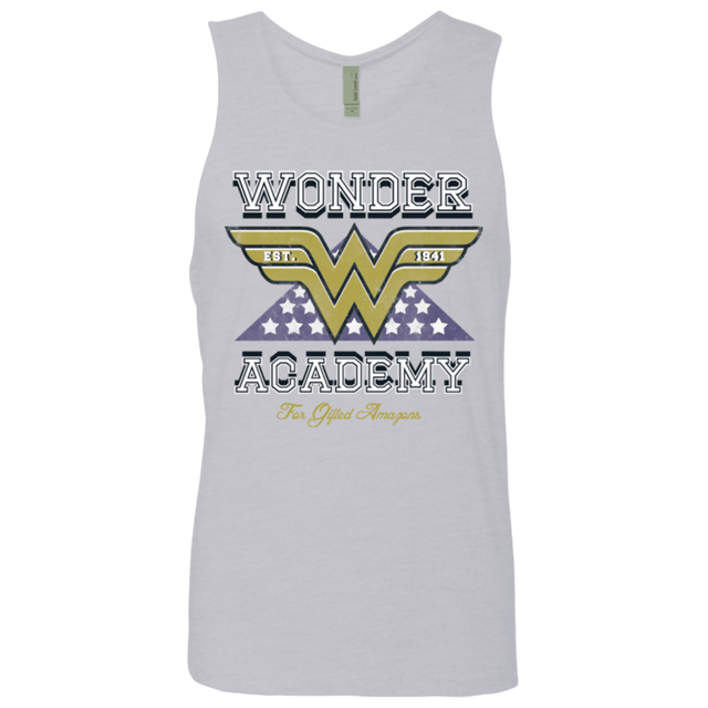 T-Shirts Heather Grey / Small Wonder Academy Men's Premium Tank Top