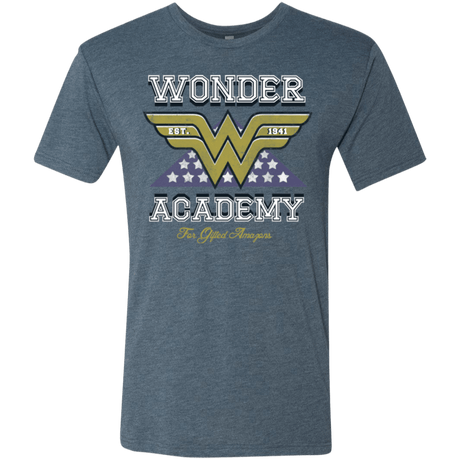 T-Shirts Indigo / Small Wonder Academy Men's Triblend T-Shirt