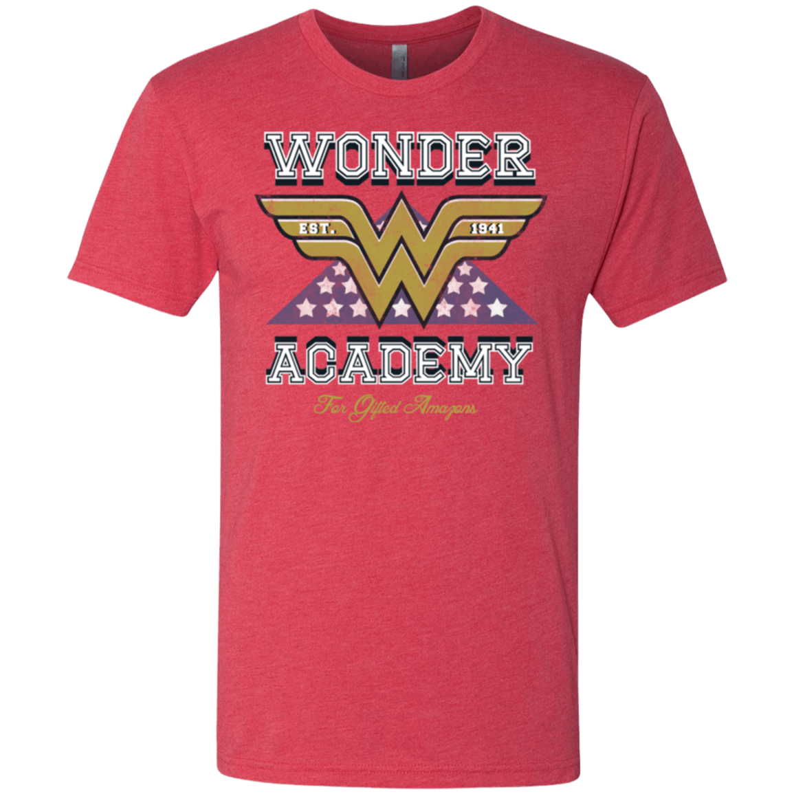 T-Shirts Vintage Red / Small Wonder Academy Men's Triblend T-Shirt