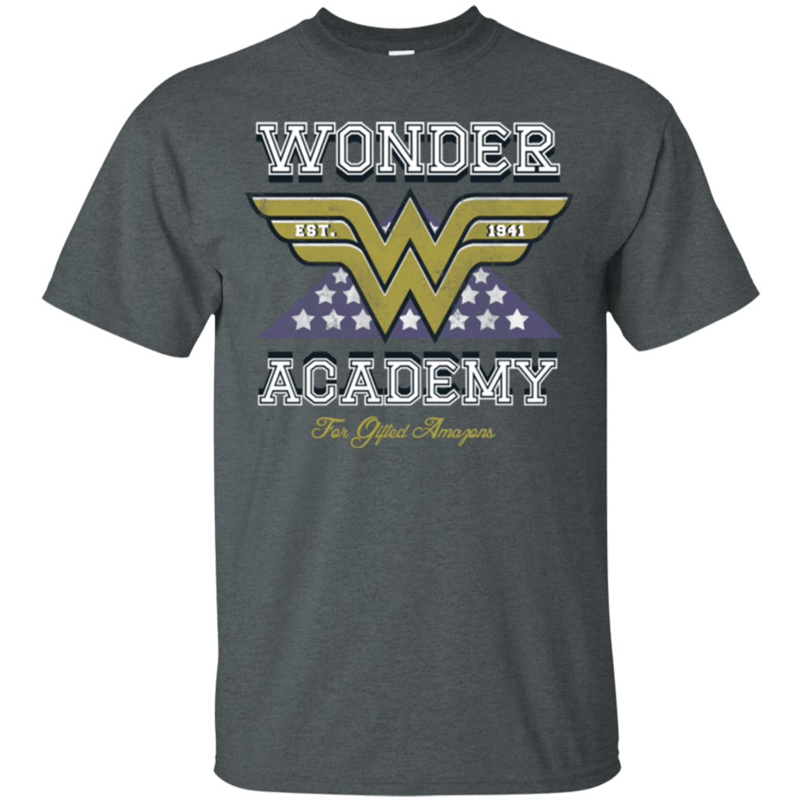 T-Shirts Dark Heather / Small Wonder Academy T-Shirt