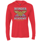 T-Shirts Vintage Red / X-Small Wonder Academy Triblend Long Sleeve Hoodie Tee