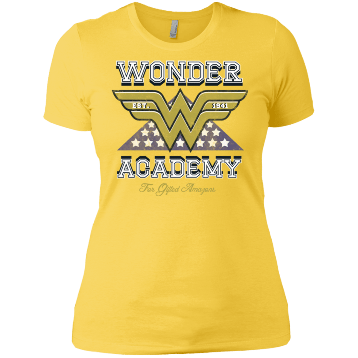 T-Shirts Vibrant Yellow / X-Small Wonder Academy Women's Premium T-Shirt