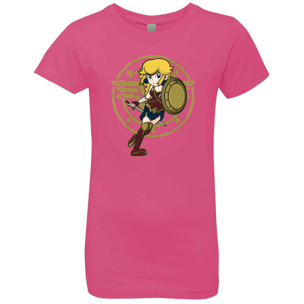 T-Shirts Hot Pink / YXS Wonder Peach Girls Premium T-Shirt