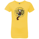 T-Shirts Vibrant Yellow / YXS Wonder Peach Girls Premium T-Shirt