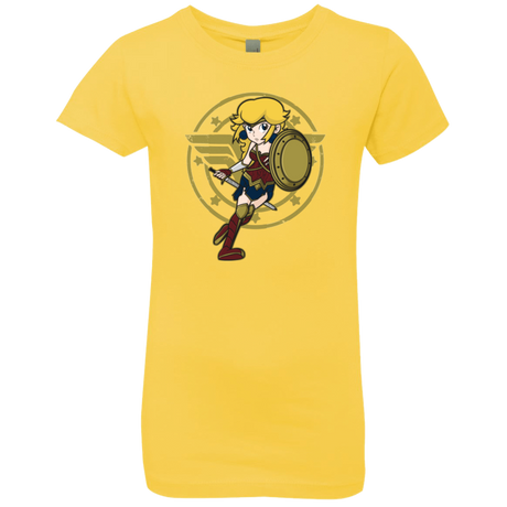 T-Shirts Vibrant Yellow / YXS Wonder Peach Girls Premium T-Shirt