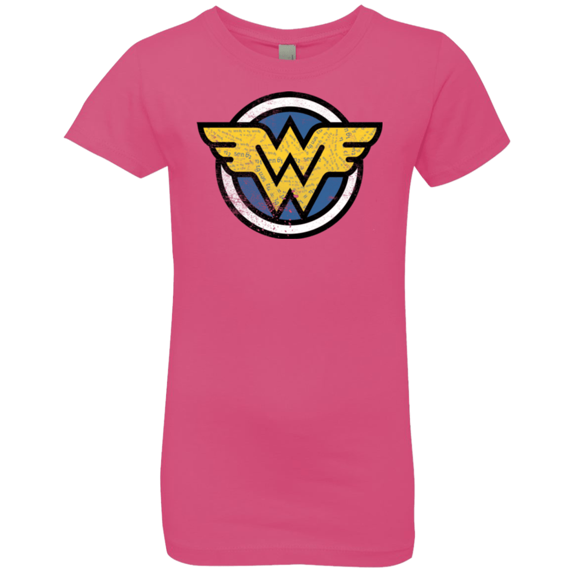 T-Shirts Hot Pink / YXS WONDER WOMAN Girls Premium T-Shirt