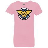 T-Shirts Light Pink / YXS WONDER WOMAN Girls Premium T-Shirt