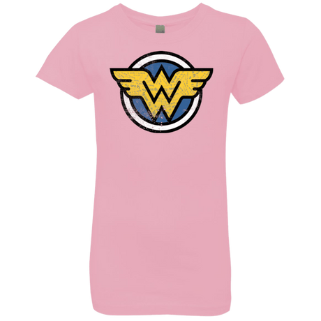T-Shirts Light Pink / YXS WONDER WOMAN Girls Premium T-Shirt