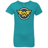 T-Shirts Tahiti Blue / YXS WONDER WOMAN Girls Premium T-Shirt