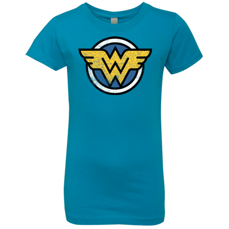 T-Shirts Turquoise / YXS WONDER WOMAN Girls Premium T-Shirt
