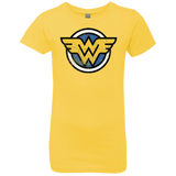 T-Shirts Vibrant Yellow / YXS WONDER WOMAN Girls Premium T-Shirt