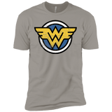 T-Shirts Light Grey / X-Small WONDER WOMAN Men's Premium T-Shirt