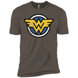 T-Shirts Warm Grey / X-Small WONDER WOMAN Men's Premium T-Shirt