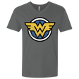 T-Shirts Heavy Metal / X-Small WONDER WOMAN Men's Premium V-Neck