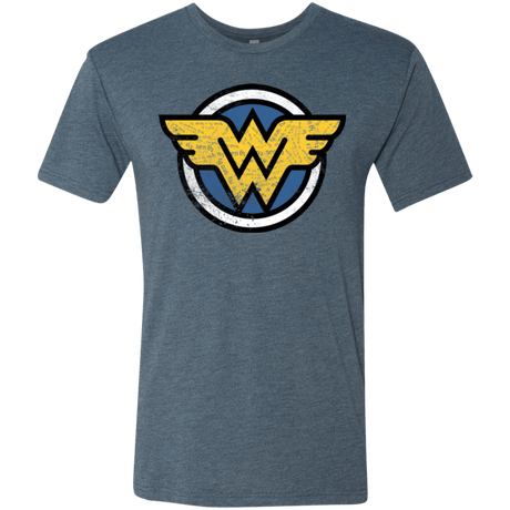 T-Shirts Indigo / Small WONDER WOMAN Men's Triblend T-Shirt
