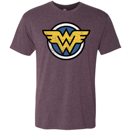 T-Shirts Vintage Purple / Small WONDER WOMAN Men's Triblend T-Shirt