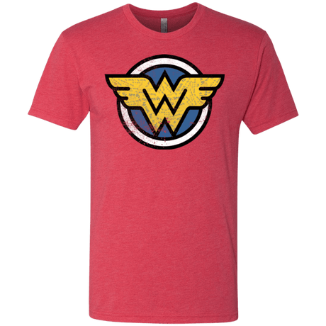 T-Shirts Vintage Red / Small WONDER WOMAN Men's Triblend T-Shirt