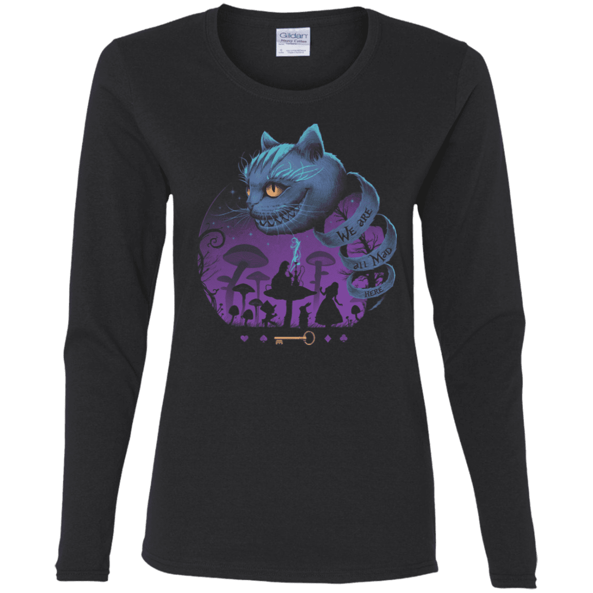 T-Shirts Black / S Wonderful Madness Women's Long Sleeve T-Shirt