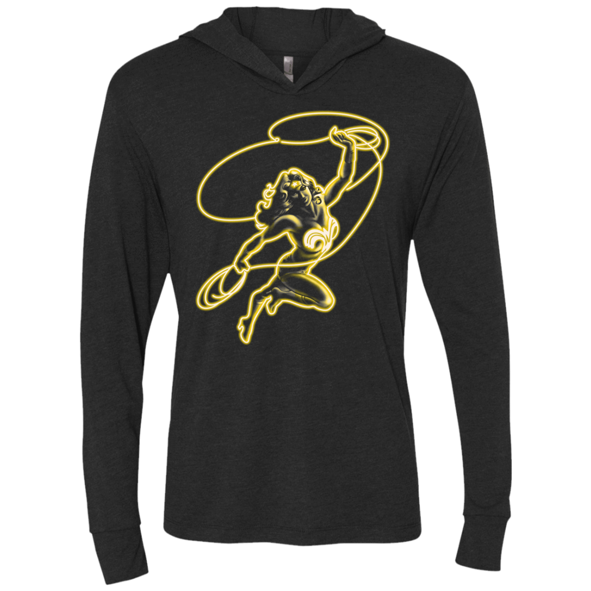 T-Shirts Vintage Black / X-Small Wonderful Triblend Long Sleeve Hoodie Tee