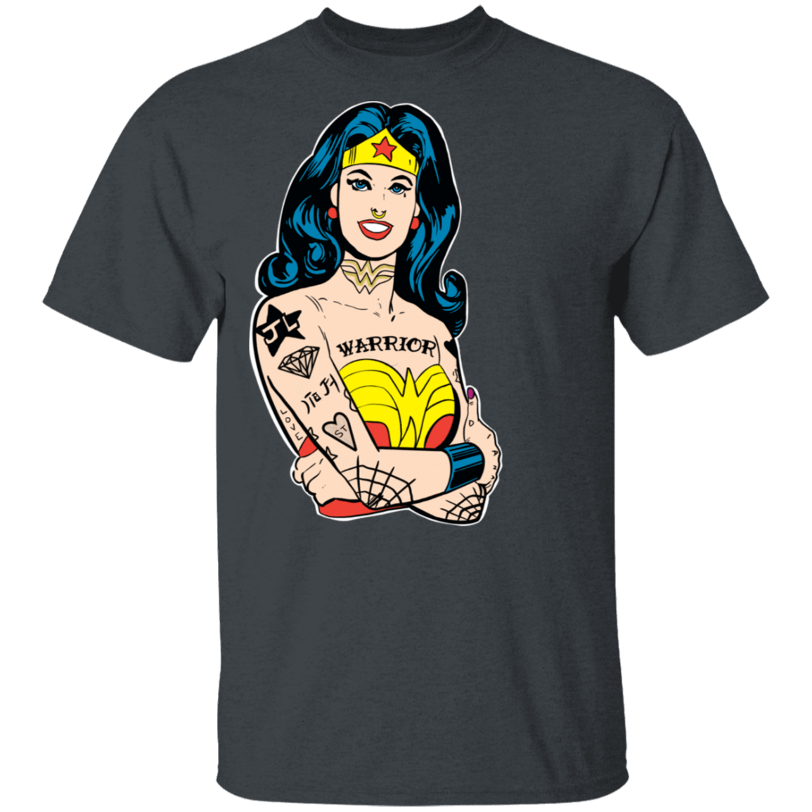 T-Shirts Dark Heather / S Wonderful Woman T-Shirt