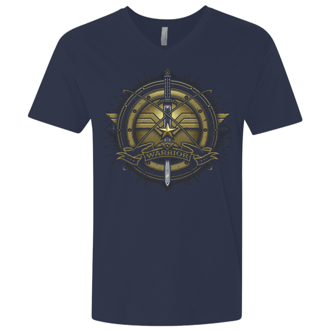 T-Shirts Midnight Navy / X-Small Wonderfull Warrior Men's Premium V-Neck