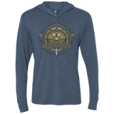 T-Shirts Indigo / X-Small Wonderfull Warrior Triblend Long Sleeve Hoodie Tee