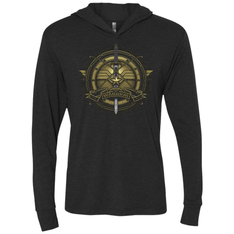 T-Shirts Vintage Black / X-Small Wonderfull Warrior Triblend Long Sleeve Hoodie Tee