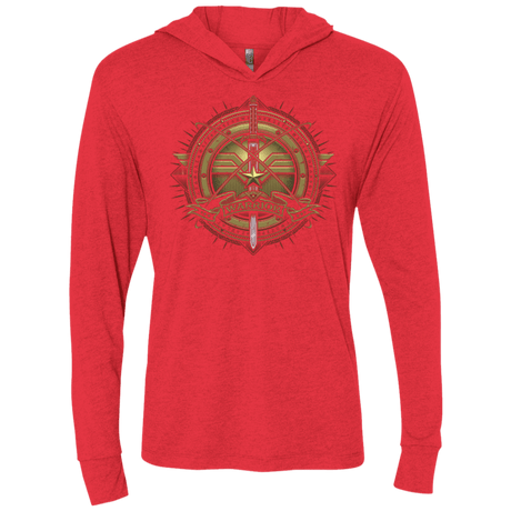 T-Shirts Vintage Red / X-Small Wonderfull Warrior Triblend Long Sleeve Hoodie Tee