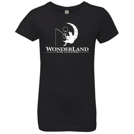 T-Shirts Black / YXS Wonderland Animation Girls Premium T-Shirt