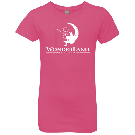 T-Shirts Hot Pink / YXS Wonderland Animation Girls Premium T-Shirt