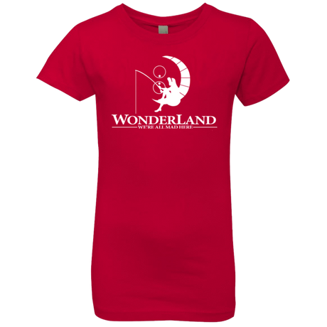 T-Shirts Red / YXS Wonderland Animation Girls Premium T-Shirt