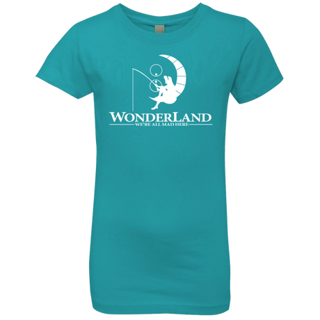T-Shirts Tahiti Blue / YXS Wonderland Animation Girls Premium T-Shirt