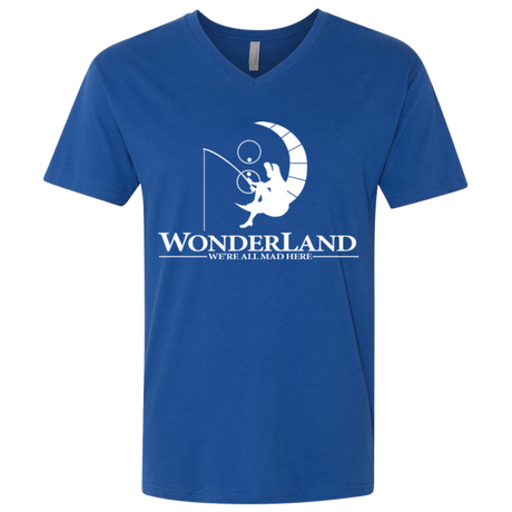 T-Shirts Royal / X-Small Wonderland Animation Men's Premium V-Neck