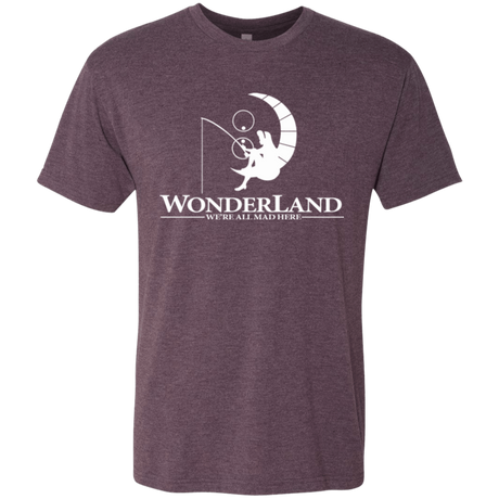 T-Shirts Vintage Purple / Small Wonderland Animation Men's Triblend T-Shirt