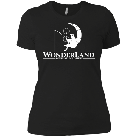 T-Shirts Black / X-Small Wonderland Animation Women's Premium T-Shirt