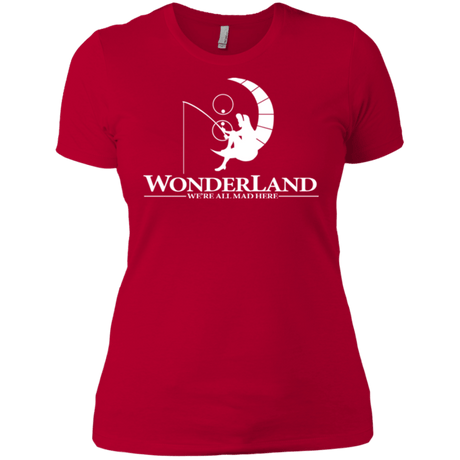 T-Shirts Red / X-Small Wonderland Animation Women's Premium T-Shirt