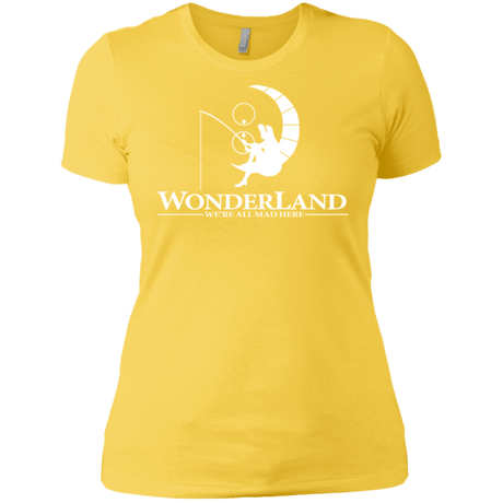 T-Shirts Vibrant Yellow / X-Small Wonderland Animation Women's Premium T-Shirt