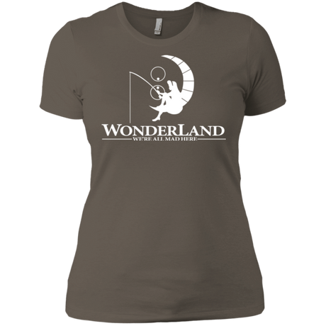 T-Shirts Warm Grey / X-Small Wonderland Animation Women's Premium T-Shirt