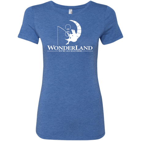 T-Shirts Vintage Royal / Small Wonderland Animation Women's Triblend T-Shirt