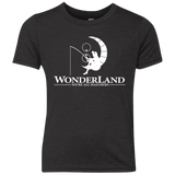 T-Shirts Vintage Black / YXS Wonderland Animation Youth Triblend T-Shirt