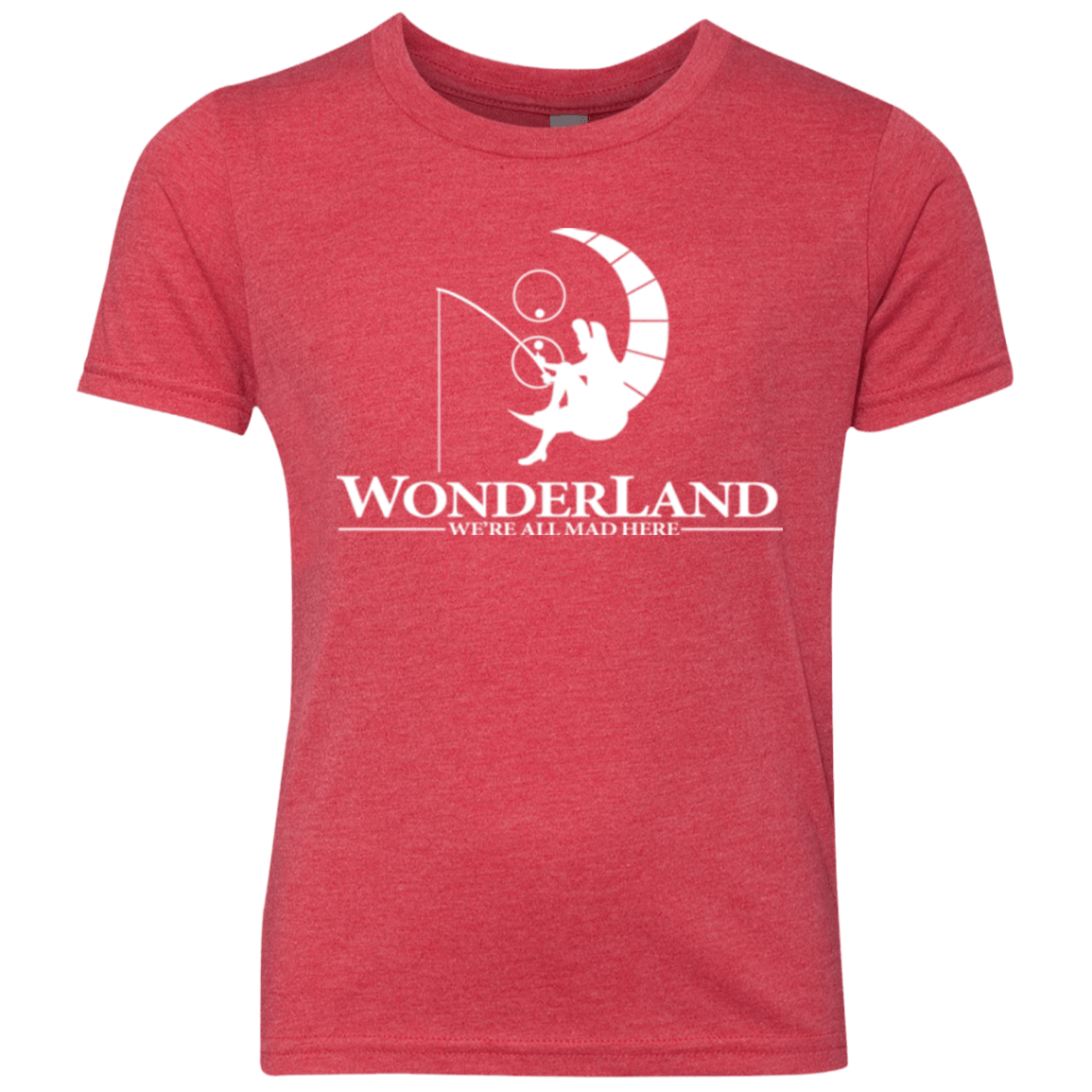 T-Shirts Vintage Red / YXS Wonderland Animation Youth Triblend T-Shirt