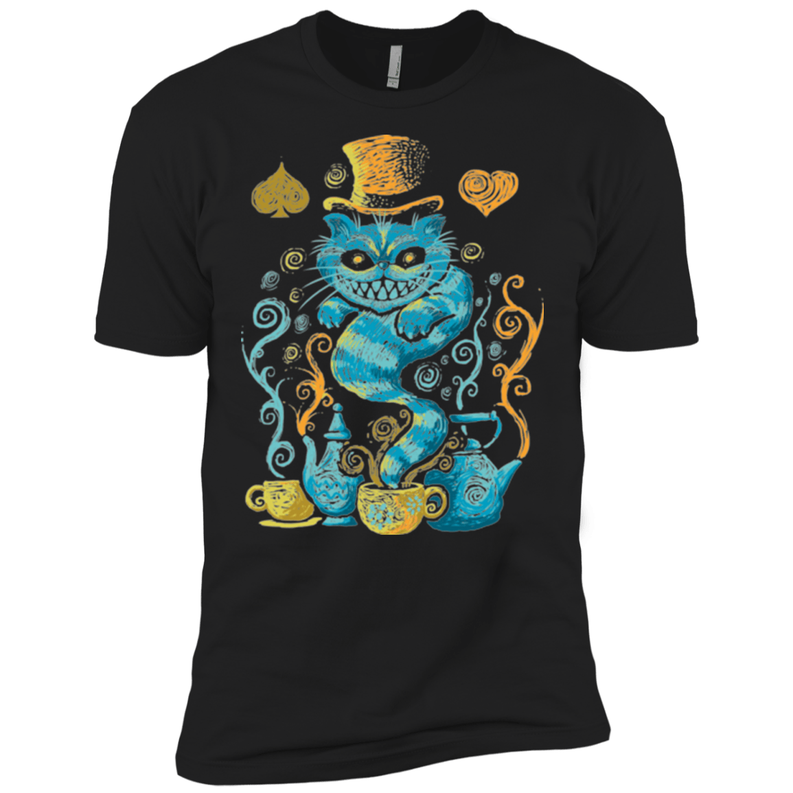 T-Shirts Black / X-Small WONDERLAND IMPRESSIONS Men's Premium T-Shirt