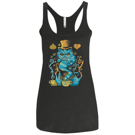 T-Shirts Vintage Black / X-Small WONDERLAND IMPRESSIONS Women's Triblend Racerback Tank