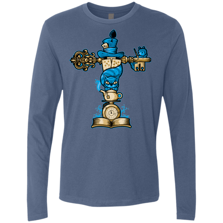 T-Shirts Indigo / Small Wonderland Totem Men's Premium Long Sleeve