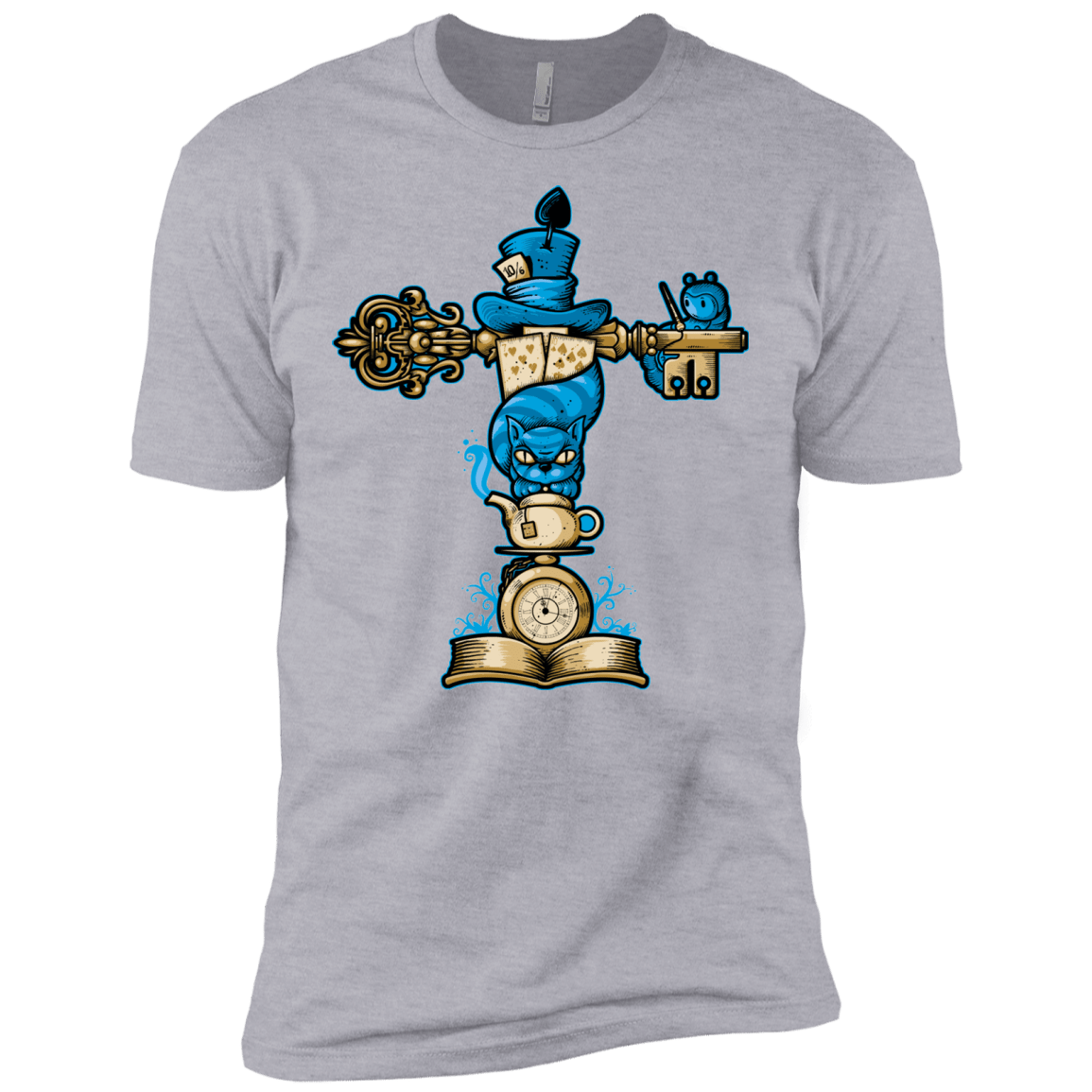 T-Shirts Heather Grey / X-Small Wonderland Totem Men's Premium T-Shirt