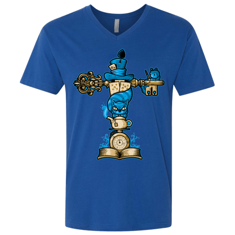 T-Shirts Royal / X-Small Wonderland Totem Men's Premium V-Neck