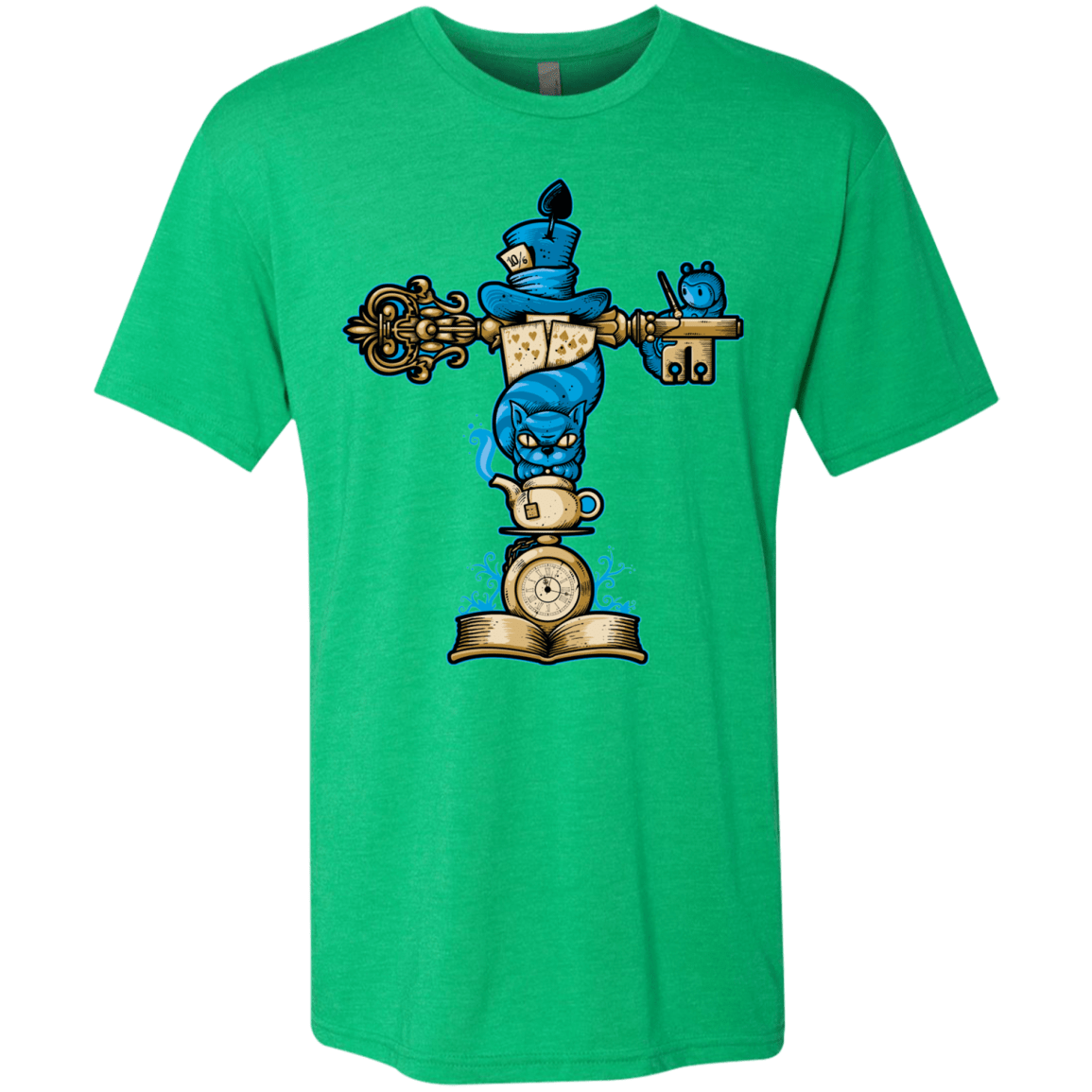 T-Shirts Envy / Small Wonderland Totem Men's Triblend T-Shirt